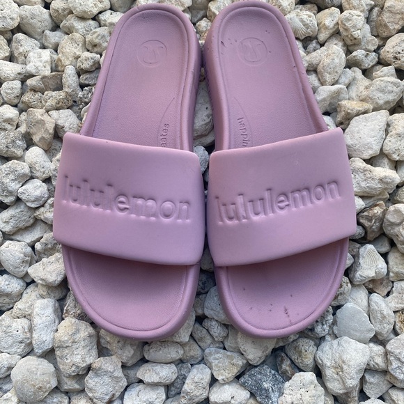 lululemon athletica Pink Slide Sandals - Picture 1 of 8